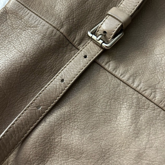 Gianni Chiarini Tan Leather Large Slouchy Bag Shoulder Crossbody Satchel - Picture 9 of 11